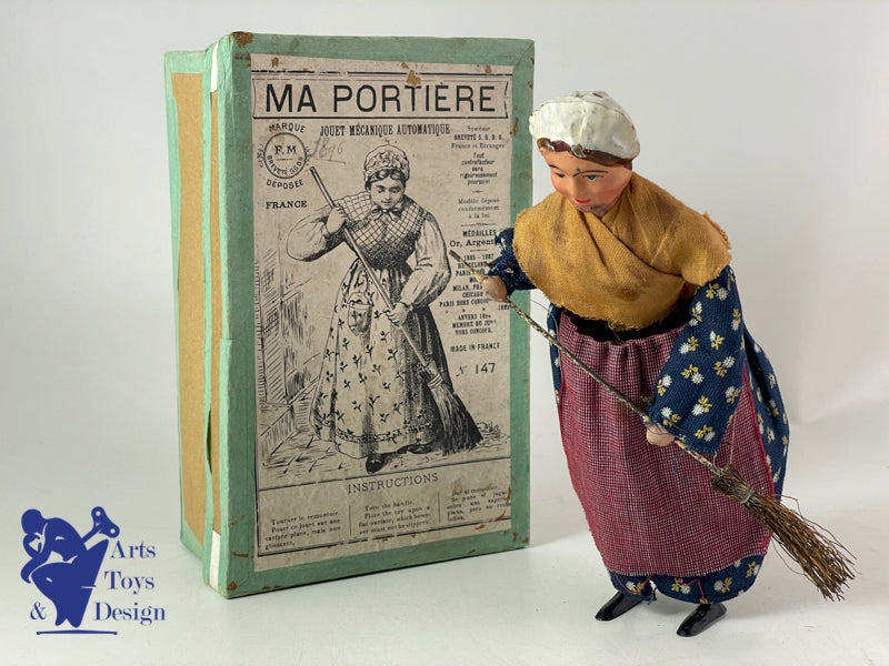 JOUET ANCIEN FERNAND MARTIN 147 MA PORTIERE VERS 1895