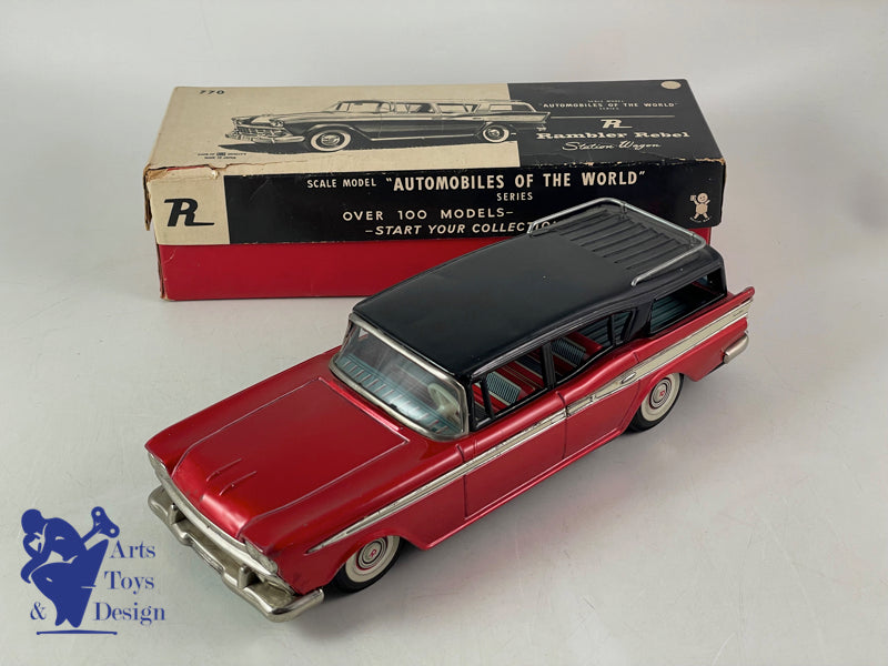 BANDAI JAPAN RAMBLER REBEL SW 28CM FRICTION VERS 1960