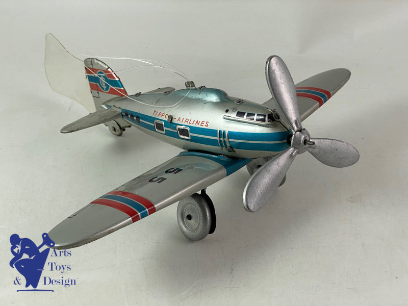 TIPPCO TCO AVION TOLE MECANIQUE TC 55 26 CM VERS 1950