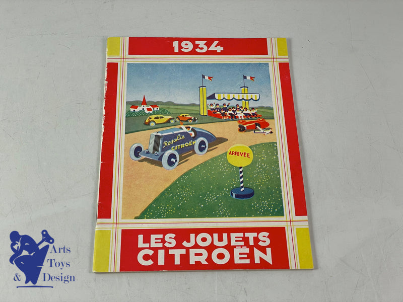 JOUETS CITROEN RARE ENSEMBLE CATALOGUES DE 1933 A 1936