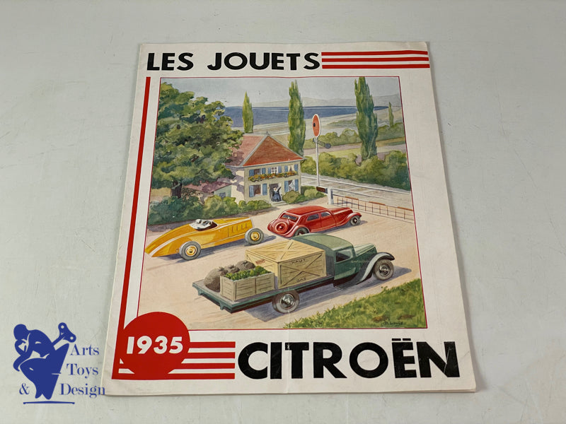 JOUETS CITROEN RARE ENSEMBLE CATALOGUES DE 1933 A 1936