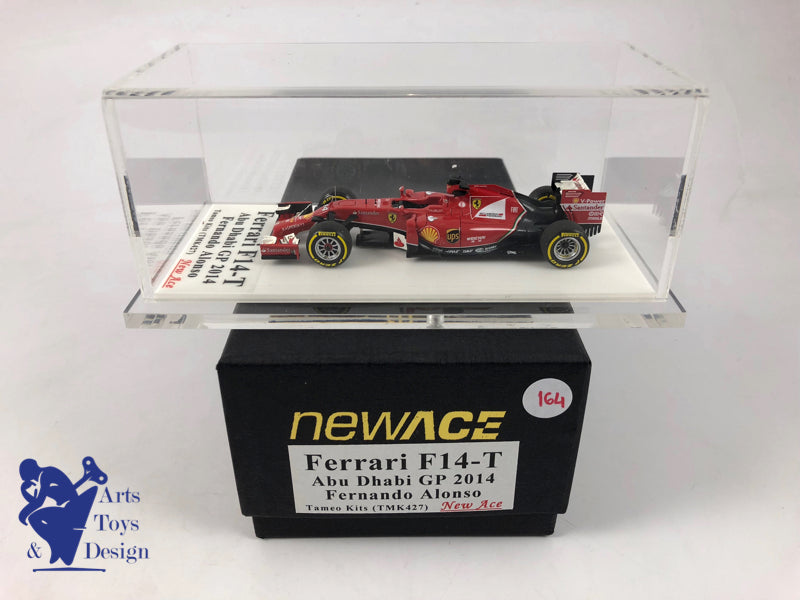 1/43 Newace Tameo Ferrari F1 F14T Abu Dhabi 2014 Fernando Alonso