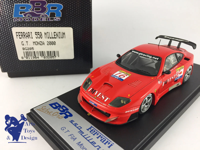 1/43 BBR BG205 FERRARI 550 MILLENIUM GT MONZA 2000 FACTORY BUILT LIMITED EDITION