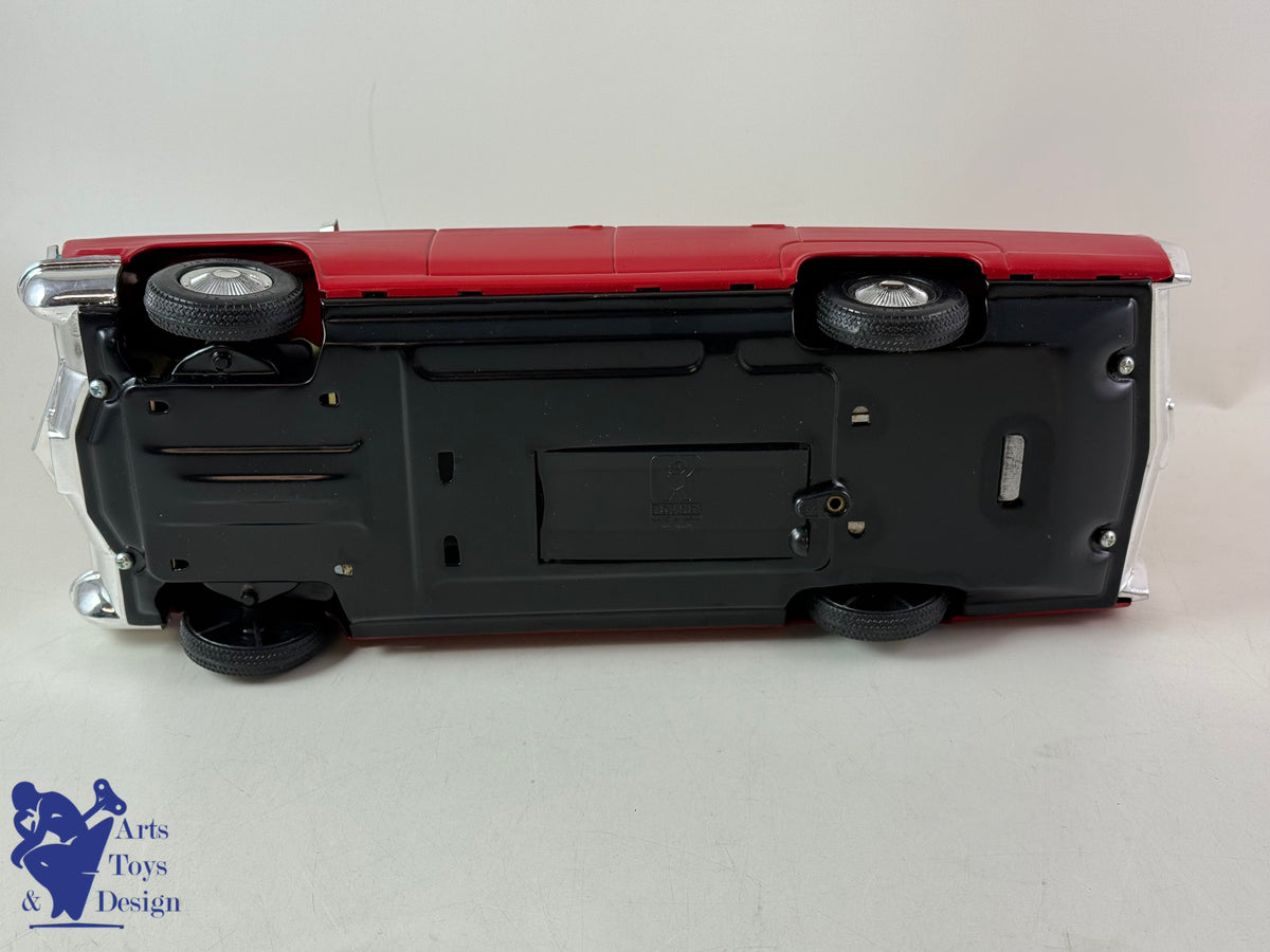 JOUET ANCIEN BANDAI JAPAN 7658 VOITURE CADILLAC KING SIZE CONVERTIBLE 1960 35CM