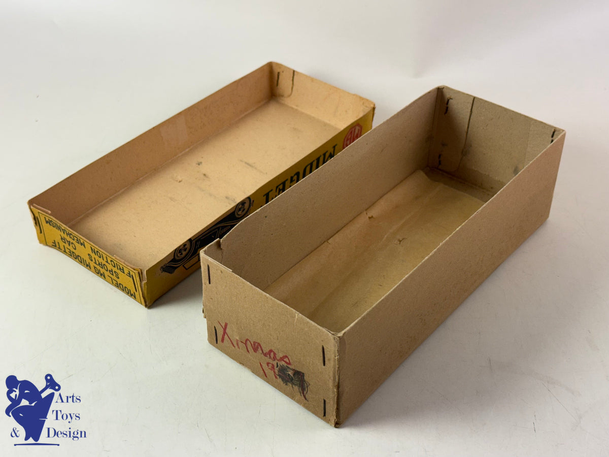 JOUET ANCIEN BANDAI JAPAN VOITURE MG MIDGET TF RED FRICTION 21CM 1950