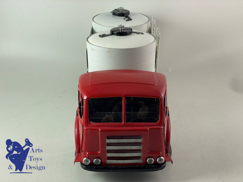 JOUET ANCIEN CIJ EUROPARC REF 9/31A CAMION RENAULT SAVIEM CIMENT ROUGE! 1960