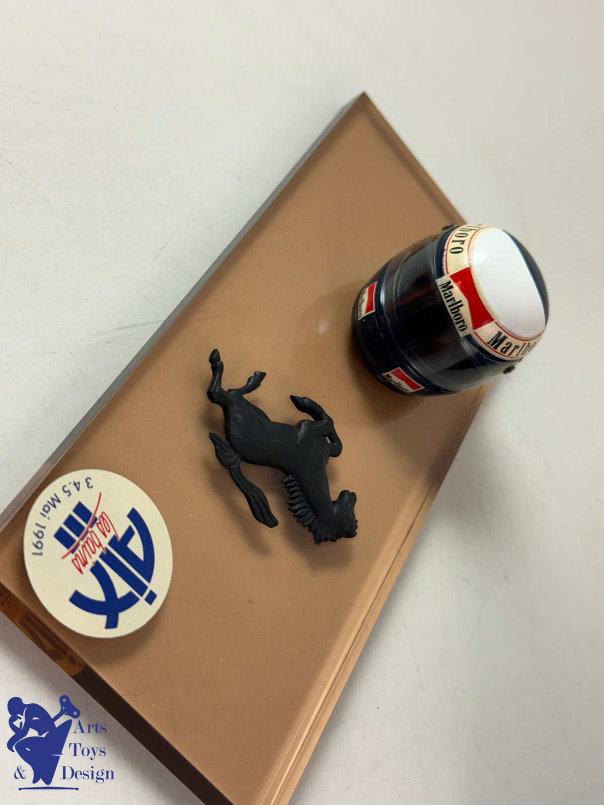 AMR FACTORY BUILT APOTHEOZ CASQUE ALAIN PROST FERRARI