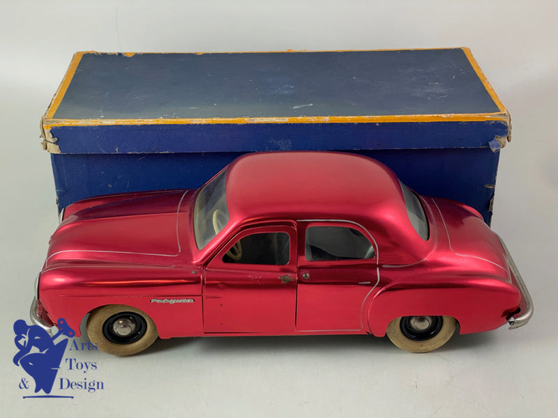 Antique toys CIJ 5/52E Renault Fregate Red Metal Battery op 33cm 1950