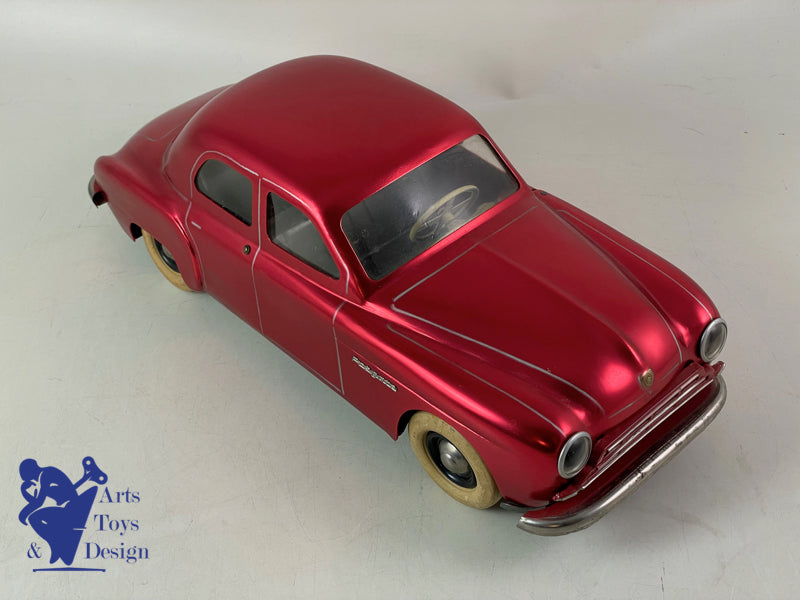 Antique toys CIJ 5/52E Renault Fregate Red Metal Battery op 33cm 1950