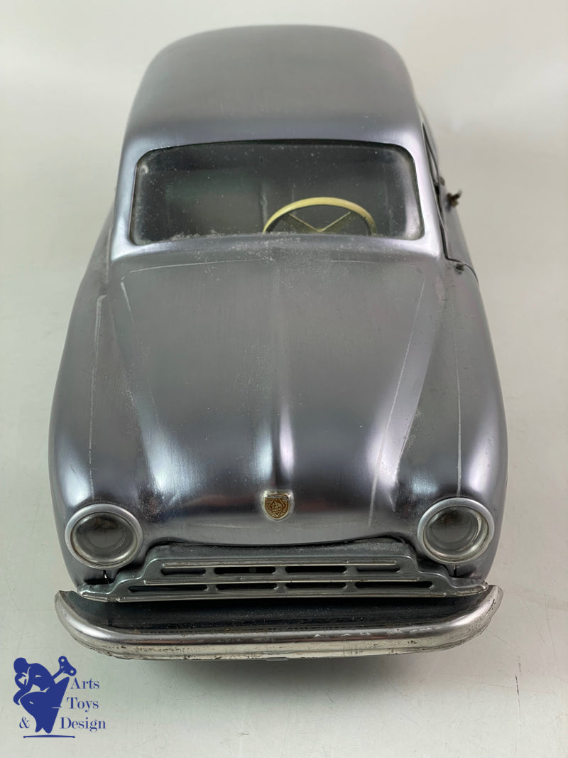 JOUET ANCIEN CIJ 5/52E RENAULT FREGATE CHROME ELECTRIQUE 33CM 1950