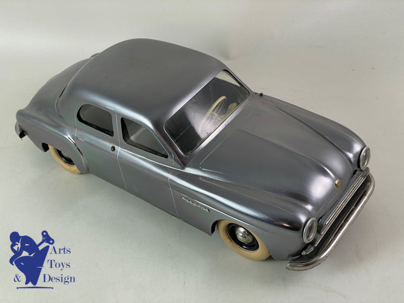 JOUET ANCIEN CIJ 5/52E RENAULT FREGATE CHROME ELECTRIQUE 33CM 1950