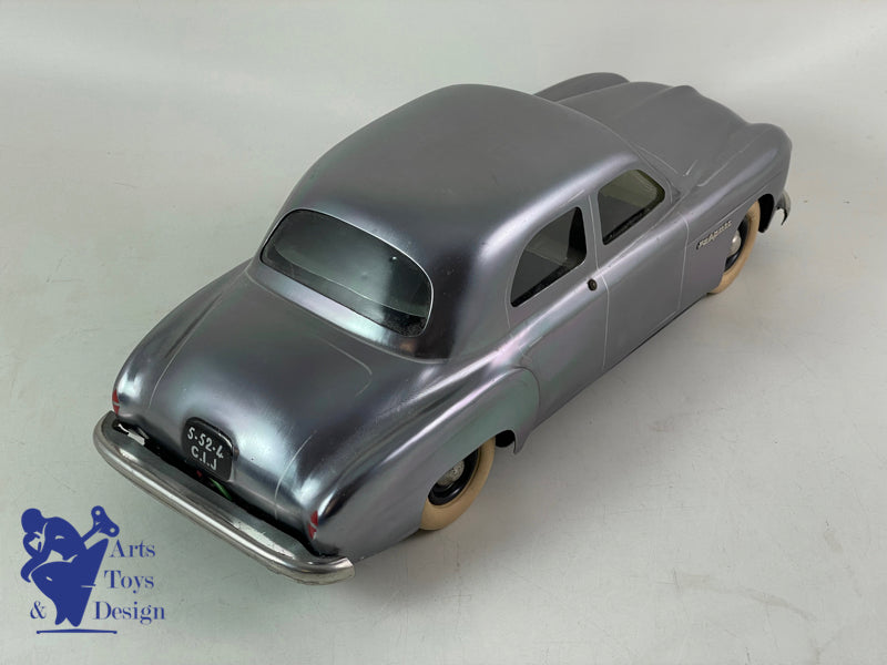 JOUET ANCIEN CIJ 5/52E RENAULT FREGATE CHROME ELECTRIQUE 33CM 1950