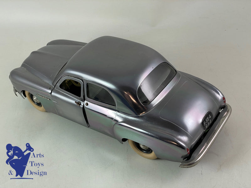 JOUET ANCIEN CIJ 5/52E RENAULT FREGATE CHROME ELECTRIQUE 33CM 1950