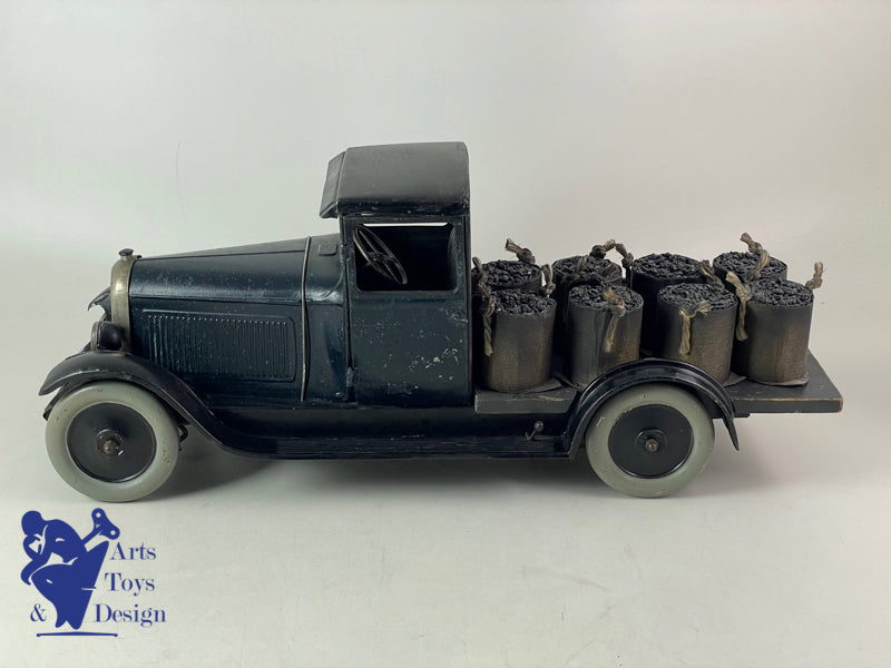 JOUET ANCIEN CITROEN REF 63 C4 CAMION PLATEAU 2° TYPE 1/10° VERS 1930