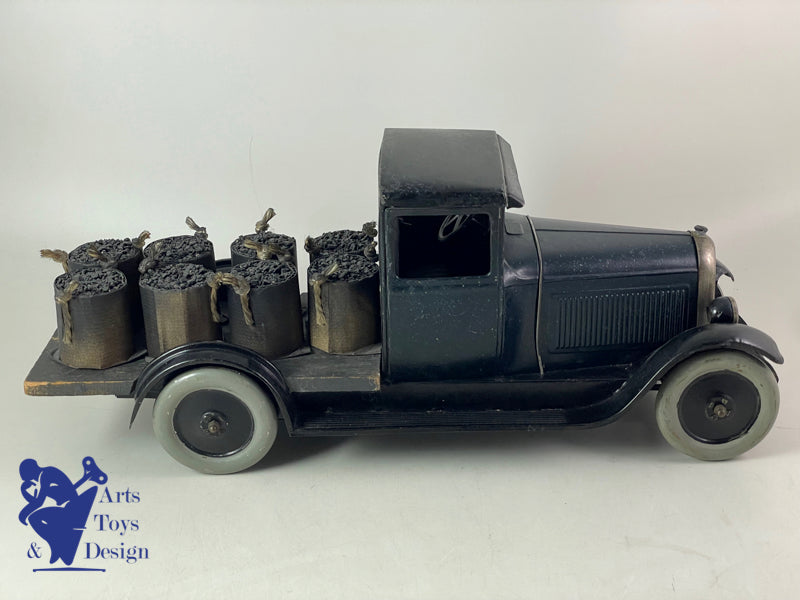 JOUET ANCIEN CITROEN REF 63 C4 CAMION PLATEAU 2° TYPE 1/10° VERS 1930