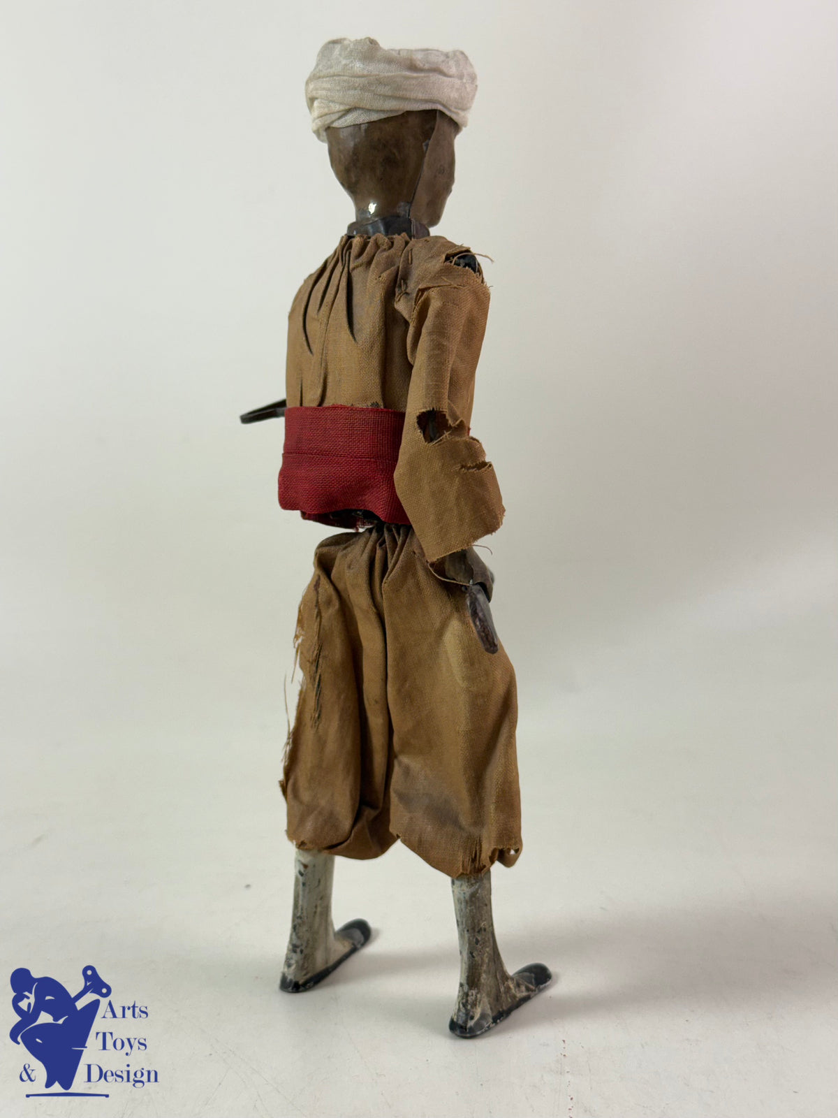 JOUET ANCIEN RARISSIME FERNAND MARTIN REF 238 SOLDAT MAROCAIN C.1913 H20CM