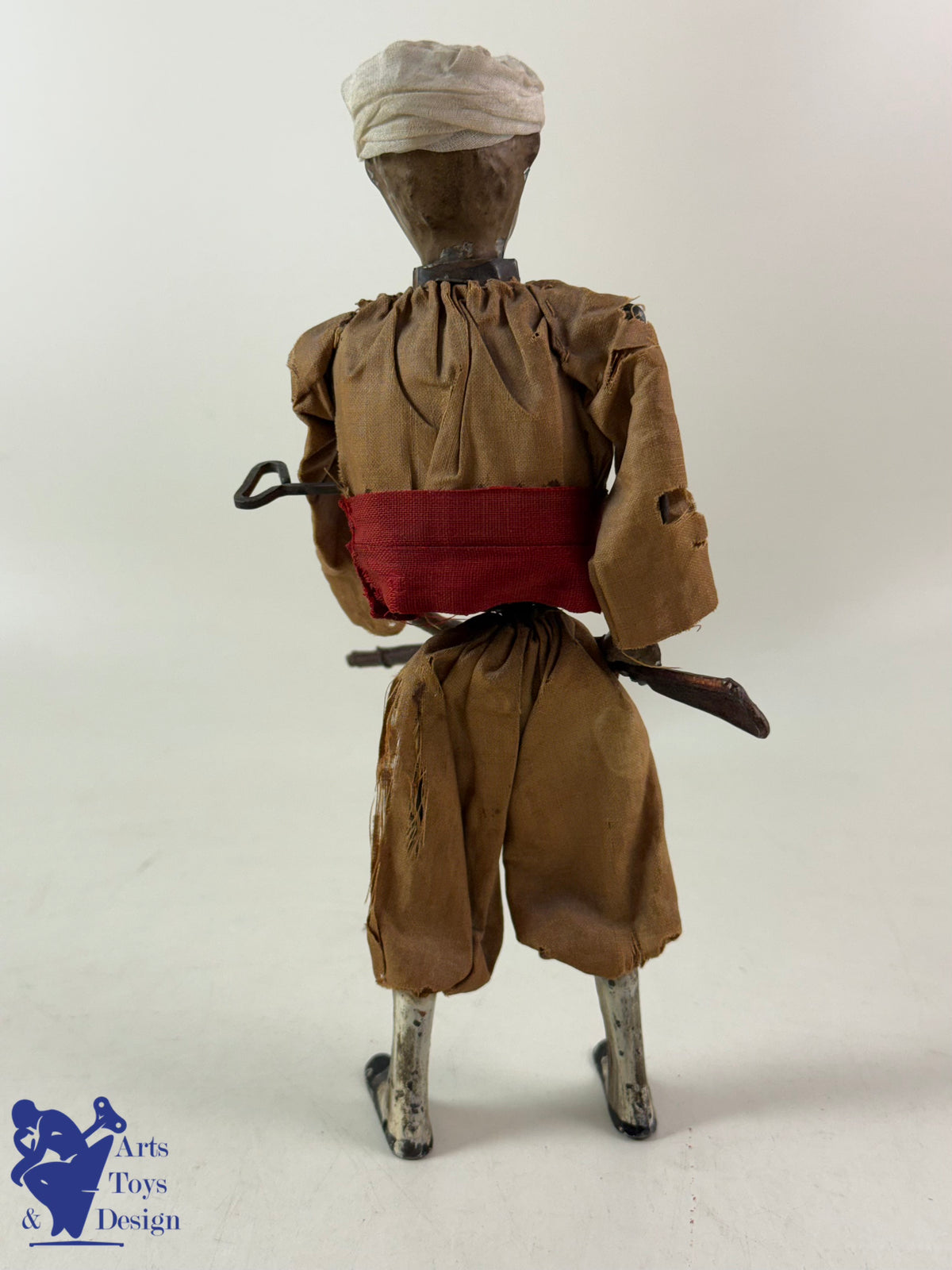 JOUET ANCIEN RARISSIME FERNAND MARTIN REF 238 SOLDAT MAROCAIN C.1913 H20CM