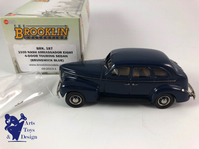 1/43 BROOKLIN 187 NASH AMBASSADOR EIGHT 4 DOOR  TOURING SEDAN 1939