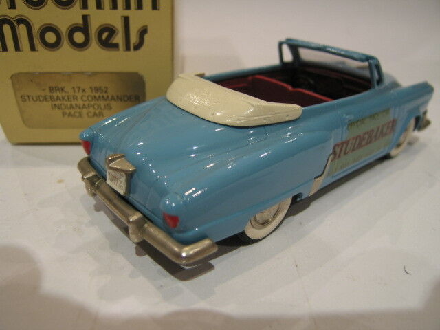 1/43 BROOKLIN 17X STUDEBAKER COMMANDER PACE CAR INDY INDIANAPOLIS 1952