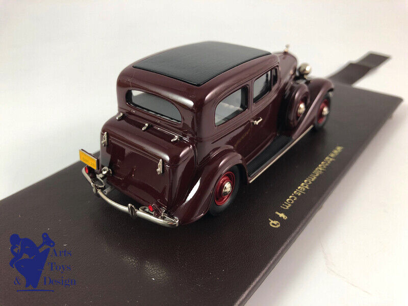 1/43 BROOKLIN BML 28X CHEVROLET 2DR SEDAN 1934 AURORA MAROON