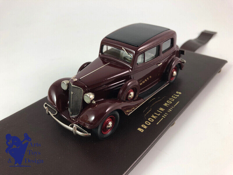 1/43 BROOKLIN BML 28X CHEVROLET 2DR SEDAN 1934 AURORA MAROON