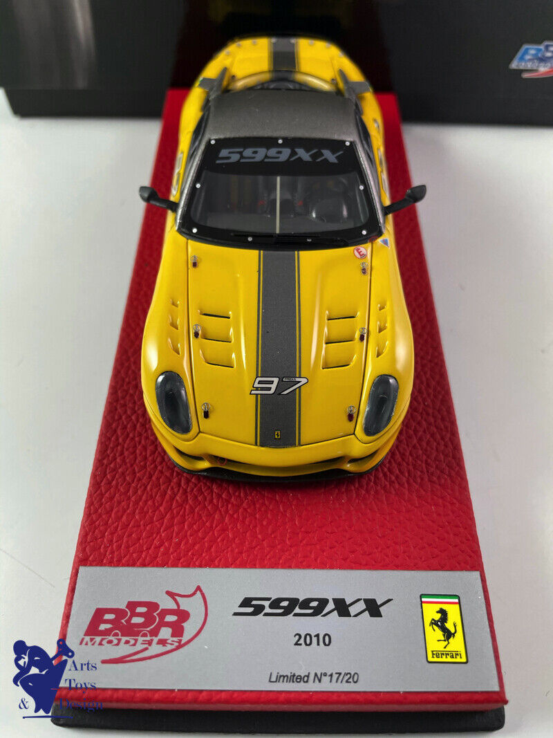 1/43 BBR FERRARI 599XX VALENCIA 2010 CAR N97 N°17/20