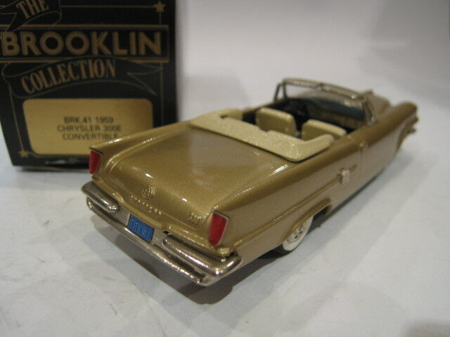 1/43 BROOKLIN 41 CHRYSLER 300E CONVERTIBLE 1959