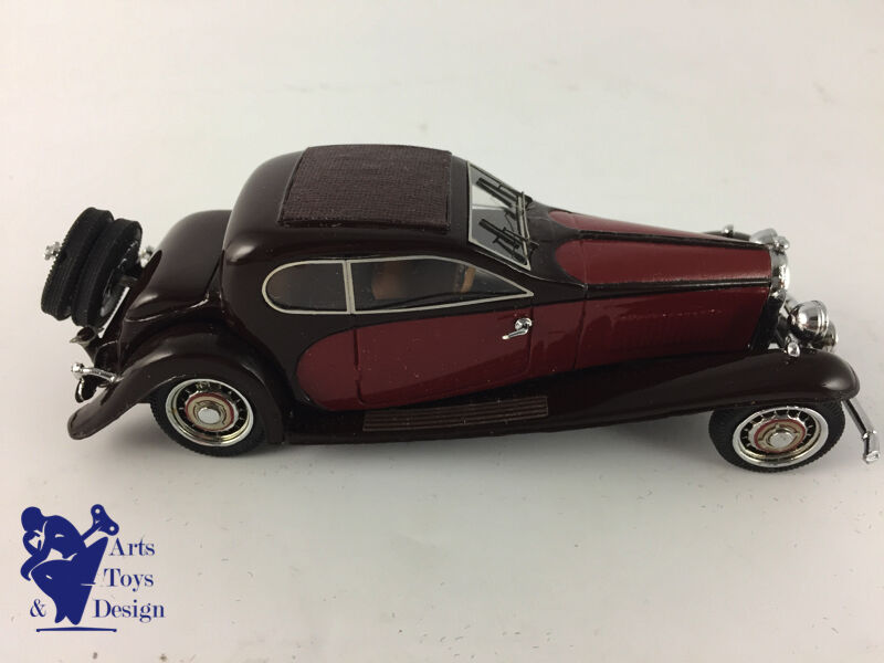 1/43 CLUB AMIS DU 1/43 B14 BUGATTI T 50 T 3° VERSION MARRON BORDEAUX