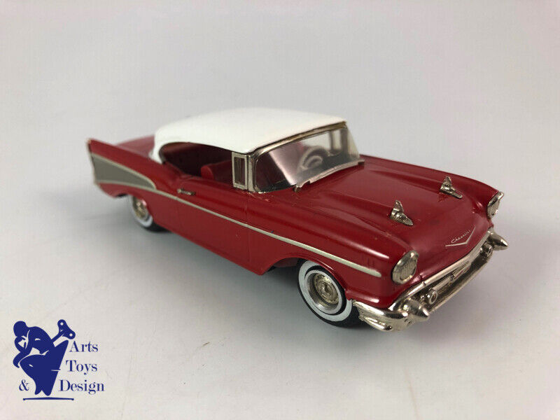 1/43 WESTERN MODELS REF WMS44 CHEVROLET BEL AIR 1957 WHITE & RED