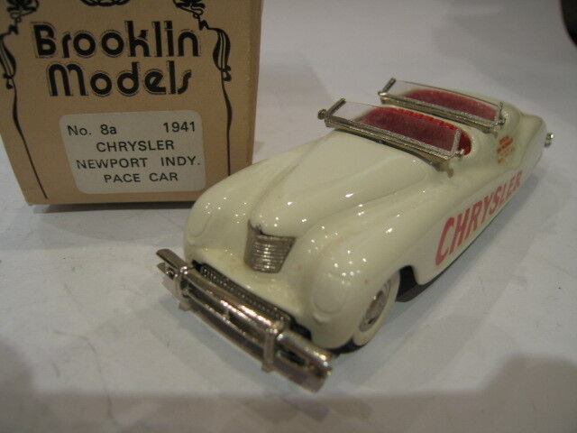 1/43 BROOKLIN 8A CHRYSLER NEWPORT INDY PACE CAR 1941