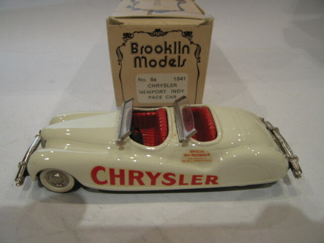 1/43 BROOKLIN 8A CHRYSLER NEWPORT INDY PACE CAR 1941