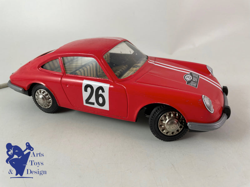 Antique toys Joustra 2824 Porsche 912 Rally Circa 1970 L 23cm