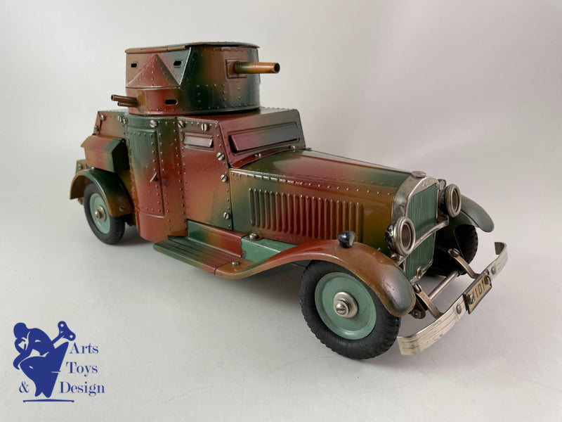 Antique toys Marklin 1108g military Panzerwagen clockwork circa 1936 L36cm