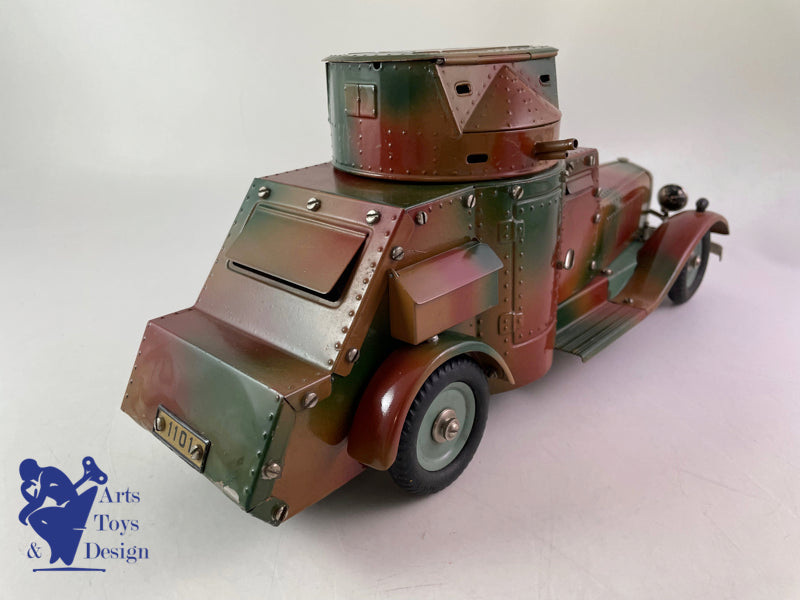 Antique toys Marklin 1108g military Panzerwagen clockwork circa 1936 L36cm