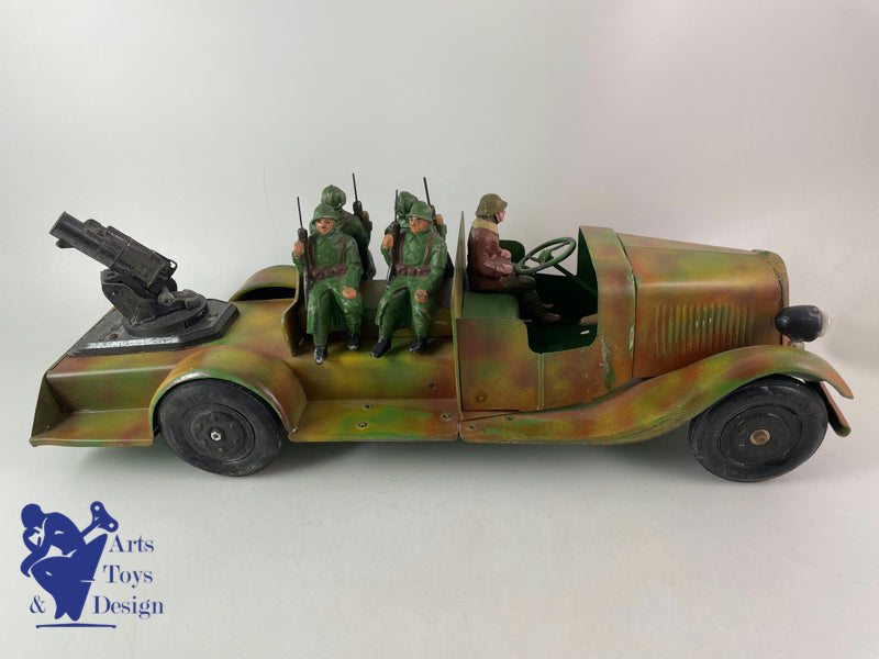 Antique toys Jouets Citroen Military open truck T23 L 46cm circa 1939