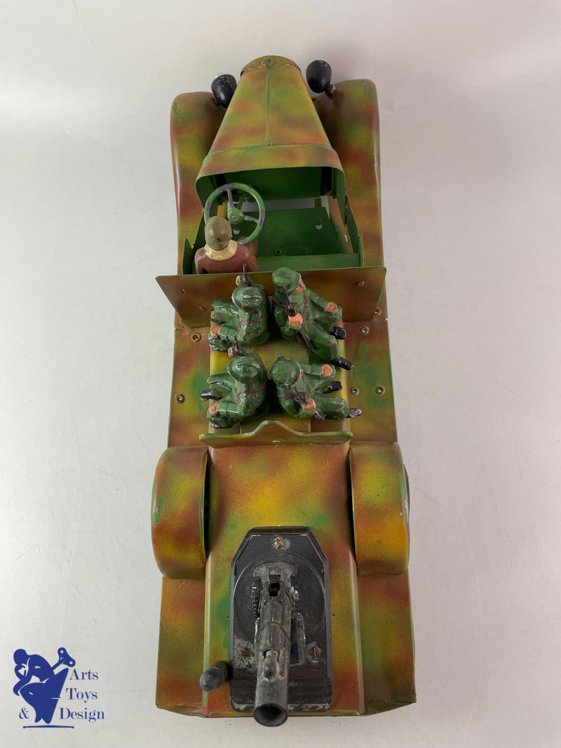 JOUET ANCIEN CITROEN REF 901 CAMION T23 MILITAIRE CABINE OUVERTE 46CM –  Arts, Toys & Design