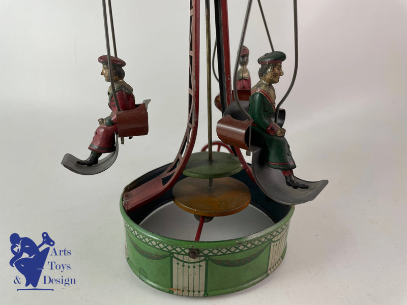 Antique toys Merry go round Carousel Mohr&Krauss Steam accessory C1920