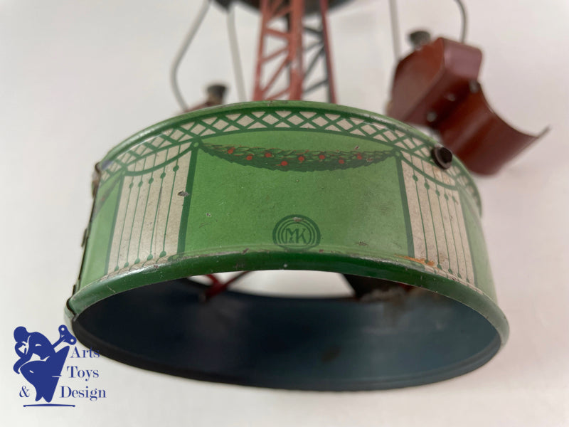 JOUET ANCIEN MANEGE CAROUSEL MOHR&KRAUSS ACCESSOIRE VAPEUR C.1920