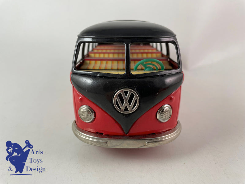 JOUET ANCIEN BANDAI CRAGSTAN VW COMBI MICRO BUS FRICTION VERS 1960 20CM