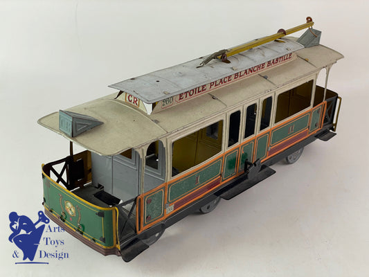 CR 260 CHARLES ROSSIGNOL TRAMWAY PARIS 8 ROUES MECANIQUE 1920 35CM