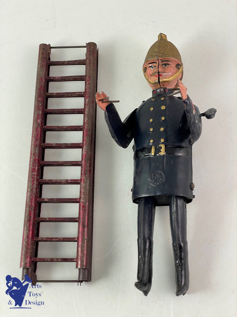 Fernand Martin Tin Toy 'Le Pompier', c1900 Fernand Martin Tin Toy 'Le Pompier', c1900