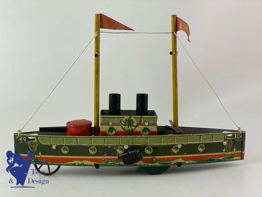 CR 9 CHARLES ROSSIGNOL BATEAU TORPILLEUR MECANIQUE 1920