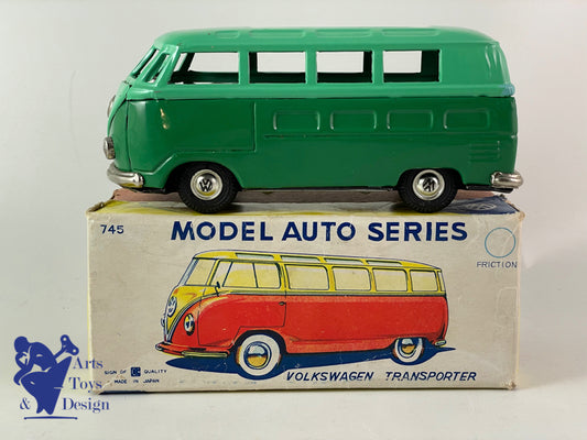 BANDAI 745 JAPON VW COMBI VOLKSWAGEN TRANSPORTER FRICTION 1960