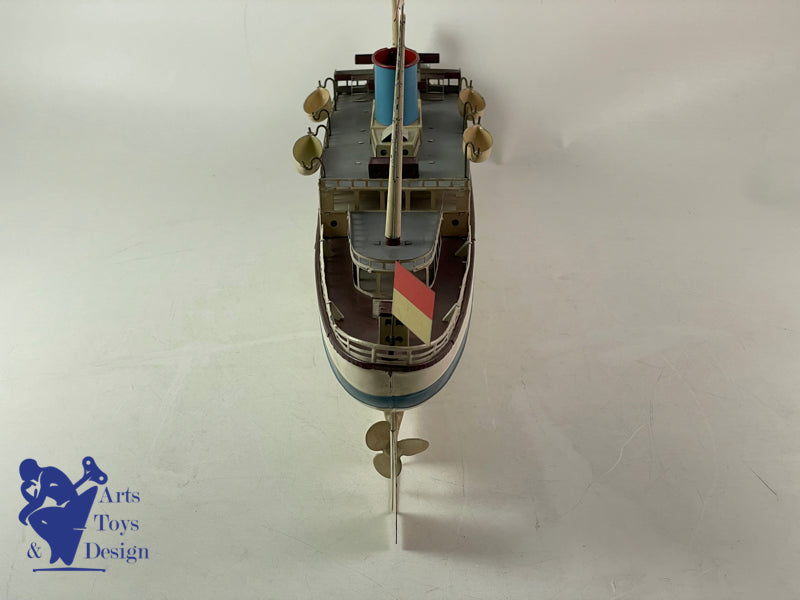 Fleishmann Boat Liner clockwork 50cm circa 1930