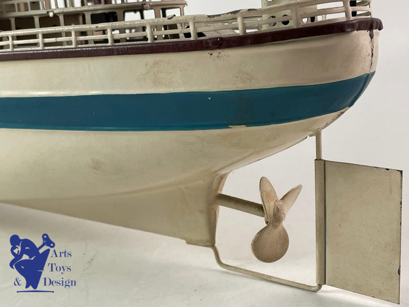 Fleishmann Boat Liner clockwork 50cm circa 1930