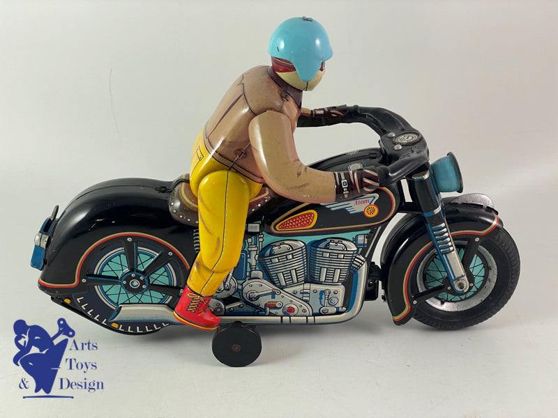 MODERN TOYS TM MASUDAYA JAPON MOTO ATOM 29CM VERS 1960