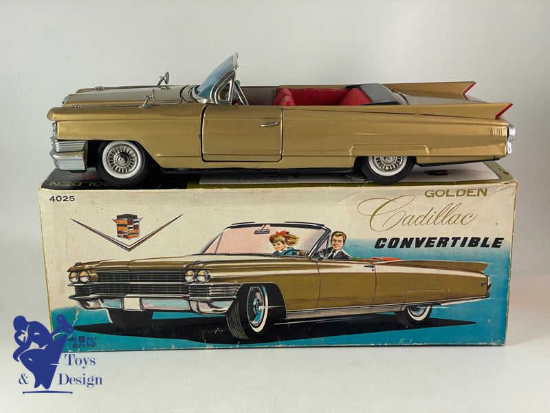 BANDAI JAPAN GOLDEN CADILLAC CONVERTIBLE 42CM ELECTRIQUE