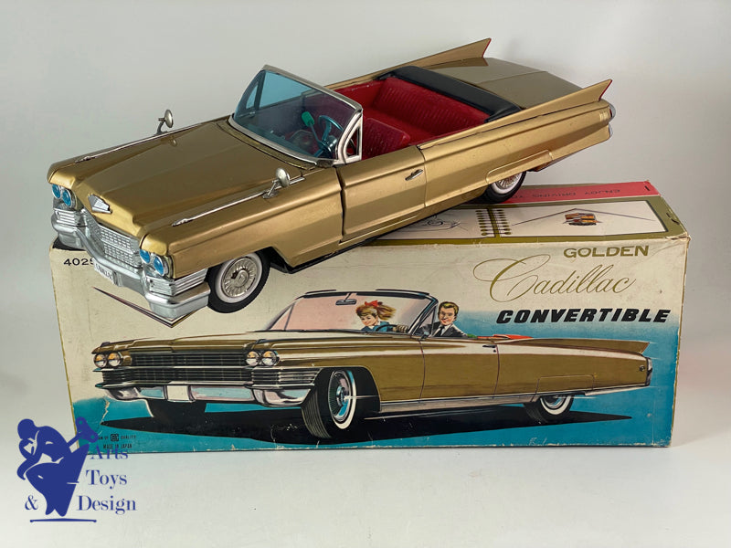 BANDAI JAPAN GOLDEN CADILLAC CONVERTIBLE 42CM ELECTRIQUE