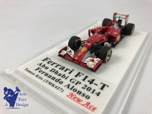 1/43 Newace Tameo Ferrari F1 F14T Abu Dhabi 2014 Fernando Alonso